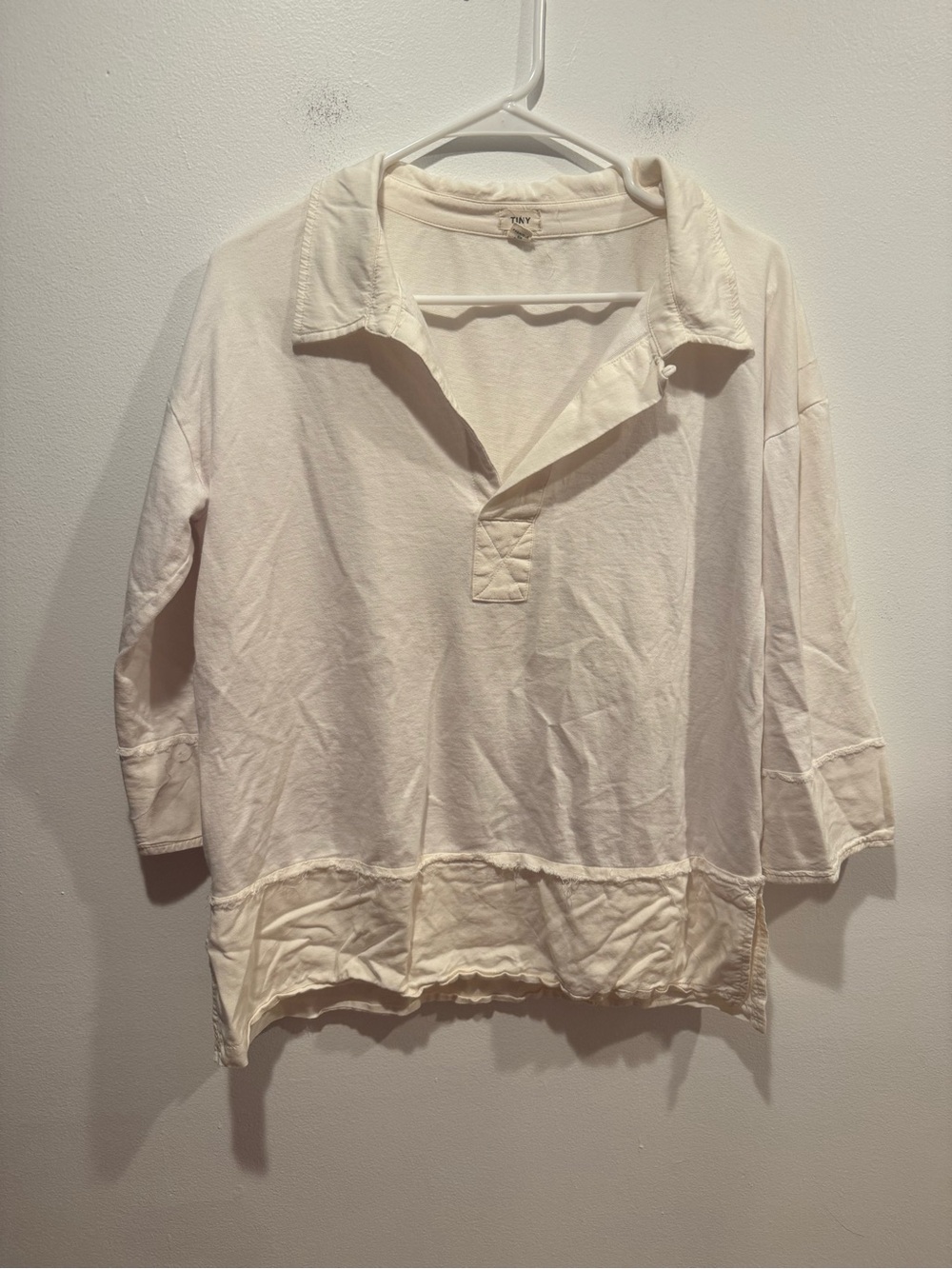 Tiny by Anthropologie Oversized Cotton Polo